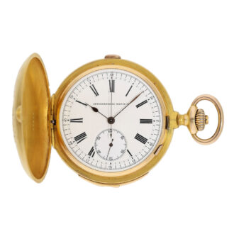 Probably unique Swiss Art Nouveau precision watch Circa 1908