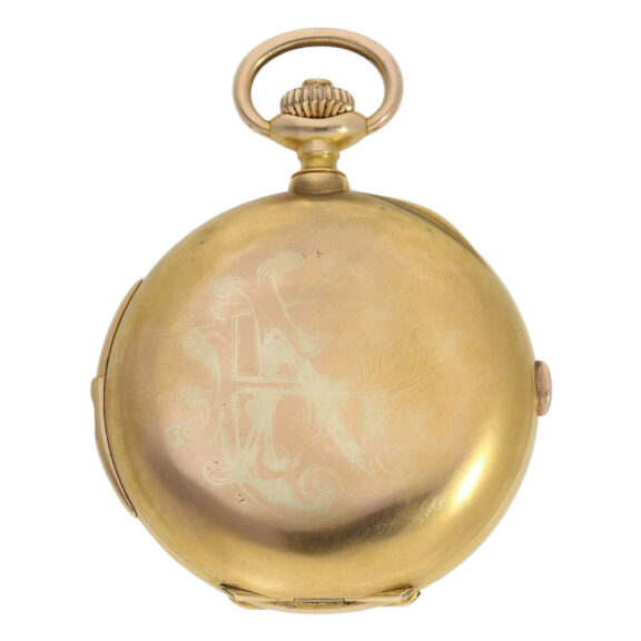 Probably unique Swiss Art Nouveau precision watch Circa 1908 Probably unique Swiss Art Nouveau precision watch Circa 1908