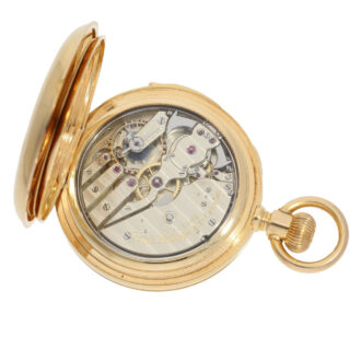 Swiss gold minute repeating lever pocket watch Circa 1883 Swiss gold minute repeating lever pocket watch Circa 1883