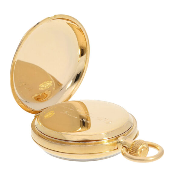 Swiss gold minute repeating lever pocket watch Circa 1883 Swiss gold minute repeating lever pocket watch Circa 1883