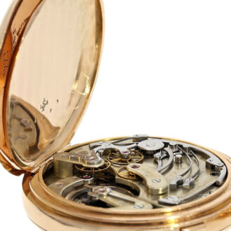 Swiss rose gold split-seconds chronograph Circa 1881