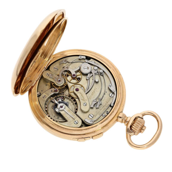 Swiss rose gold split-seconds chronograph Circa 1881 Swiss rose gold split-seconds chronograph Circa 1881