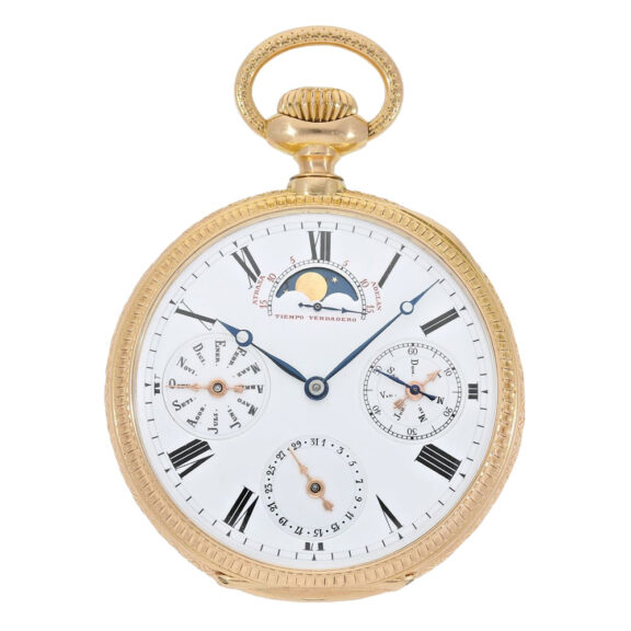 Very rare Swiss rose gold complicated chronometer Circa 1870 Very rare Swiss rose gold complicated chronometer Circa 1870