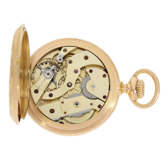 Very rare Swiss rose gold complicated chronometer Circa 1870 Very rare Swiss rose gold complicated chronometer Circa 1870