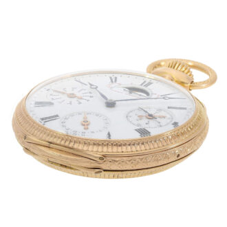 Very rare Swiss rose gold complicated chronometer Circa 1870 Very rare Swiss rose gold complicated chronometer Circa 1870