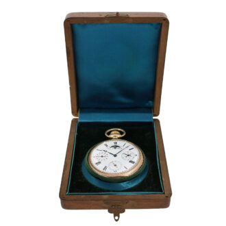 Very rare Swiss rose gold complicated chronometer Circa 1870 Very rare Swiss rose gold complicated chronometer Circa 1870