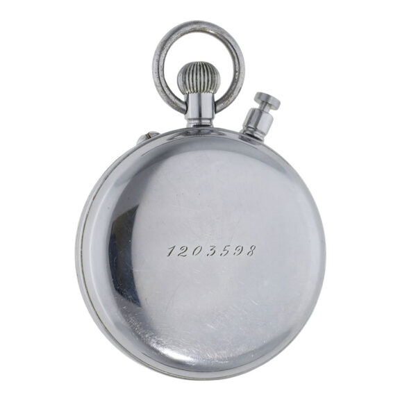 Swiss chrome-plated split-seconds chronograph Circa 1955 Swiss chrome-plated split-seconds chronograph Circa 1955