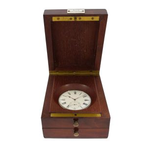 Very early Swiss silver lever deck chronometer Circa 1915