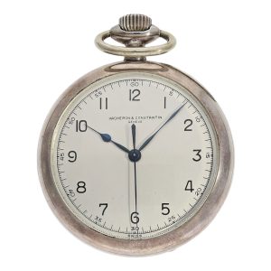 Swiss silver centre seconds chronometer Circa 1944
