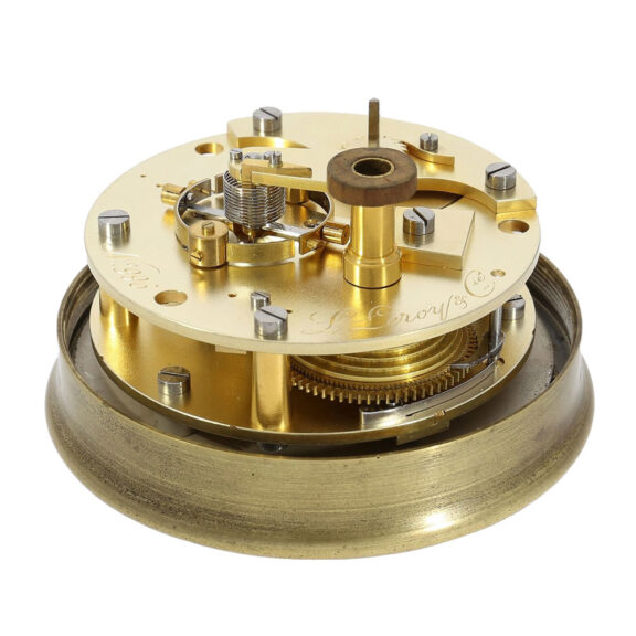 Small French torpedo boat deck chronometer Circa 1890 Small French torpedo boat deck chronometer Circa 1890