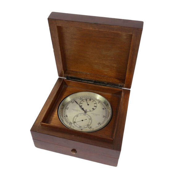 Swiss Heure Exacte deck chronometer with regulator dail Circa 1930 Swiss Heure Exacte deck chronometer with regulator dail Circa 1930