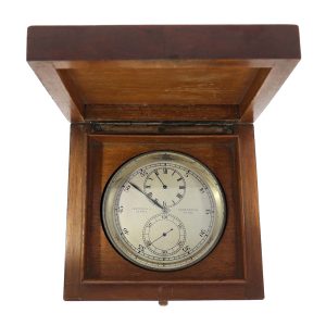 Swiss Heure Exacte deck chronometer with regulator dail Circa 1930
