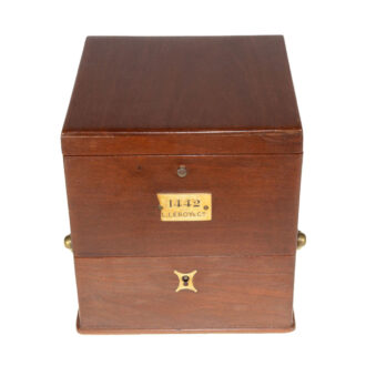 rare deck chronometer made for the French Navy, circa 1880-1890 rare deck chronometer made for the French Navy, circa 1880-1890