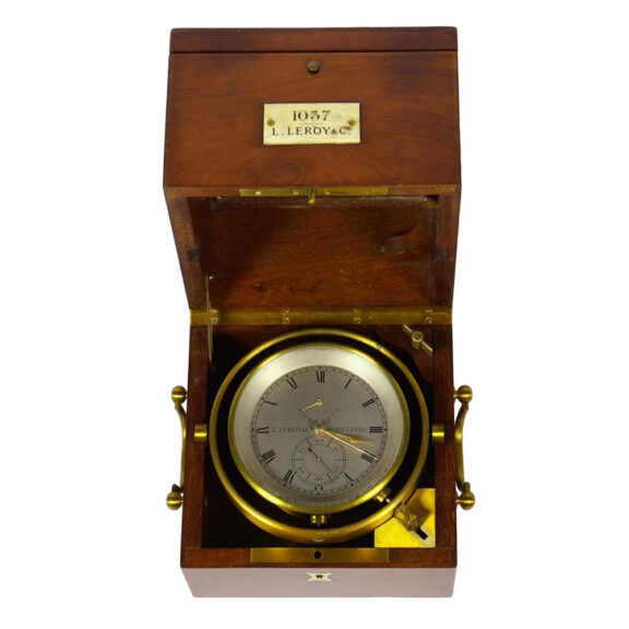 French deck chronometer with 49h power reserve Circa 1900 French deck chronometer with 49h power reserve Circa 1900