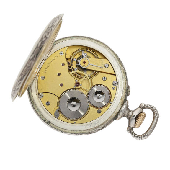 Rare Swiss silver open faced lever pocket watch Circa 1900 Rare Swiss silver open faced lever pocket watch Circa 1900