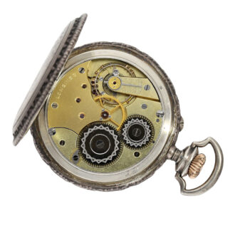 Swiss silver open faced marksman's lever watch Circa 1902 Swiss silver open faced marksman's lever watch Circa 1902