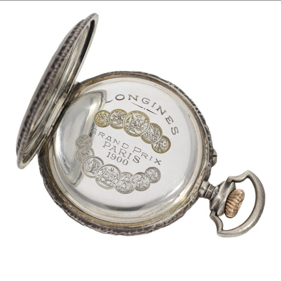 Swiss silver open faced marksman's lever watch Circa 1902 Swiss silver open faced marksman's lever watch Circa 1902