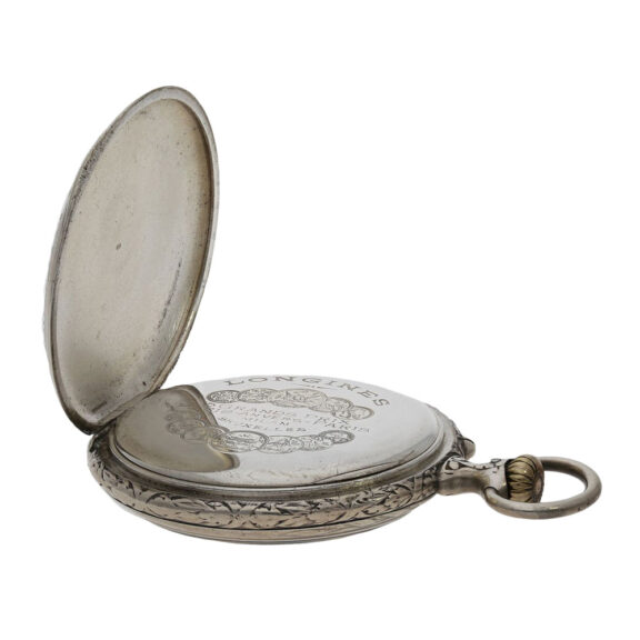 Swiss silver open faced marksman's pocket watch Circa 1912 Swiss silver open faced marksman's pocket watch Circa 1912