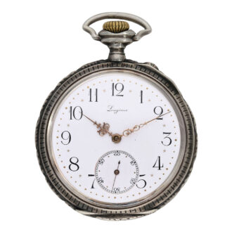 Very early Swiss silver marksman's pocket watch Circa 1895 Very early Swiss silver marksman's pocket watch Circa 1895