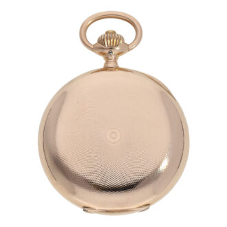 Swiss 14K rose gold hunting cased lever watch Circa 1900 Swiss 14K rose gold hunting cased lever watch Circa 1900