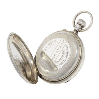 Very early Swiss silver open faced chronograph Circa 1878