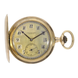 Fine Swiss 14K gold hunting cased lever watch Circa 1920