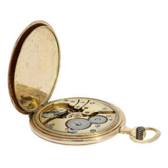 Fine Swiss 14K gold hunting cased lever watch Circa 1920