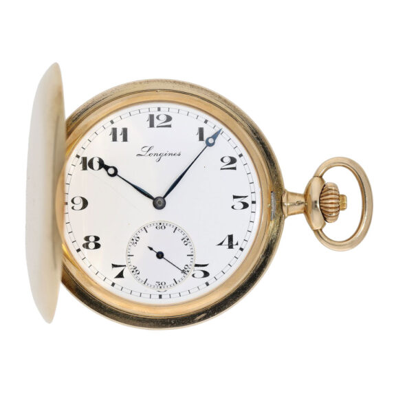 Swiss 14K gold hunting cased ankerchronometer Circa 1915 Swiss 14K gold hunting cased ankerchronometer Circa 1915