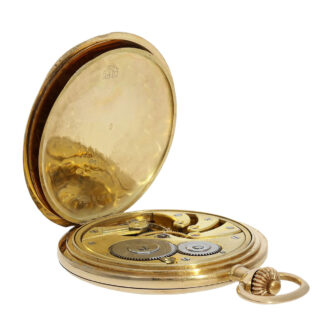 Swiss 14K gold hunting cased ankerchronometer Circa 1915 Swiss 14K gold hunting cased ankerchronometer Circa 1915