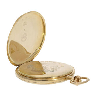 Swiss 14K gold hunting cased ankerchronometer Circa 1915 Swiss 14K gold hunting cased ankerchronometer Circa 1915