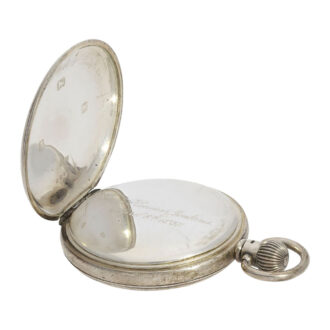 English silver half-hunting cased pocket chronometer Circa 1931