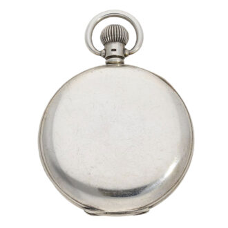 English silver half-hunting cased pocket chronometer Circa 1931