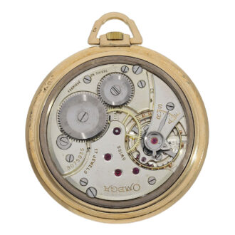 Swiss gold open faced Art Deco dress watch Circa 1935 Swiss gold open faced Art Deco dress watch Circa 1935