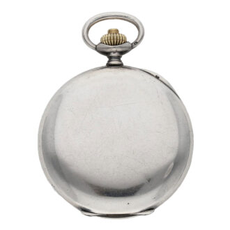Fine Swiss silver chronograph pocket watch Circa 1915