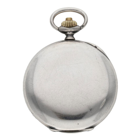 Fine Swiss silver chronograph pocket watch Circa 1915 Fine Swiss silver chronograph pocket watch Circa 1915