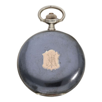 Fine Swiss silver open faced lever chronograph Circa 1910