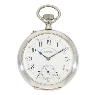 Fine German silver open faced precision lever Circa 1895