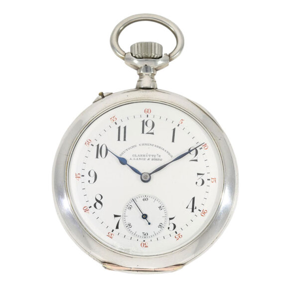 Fine German silver open faced precision lever Circa 1895