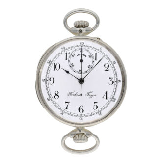 Very rare and early Danish silver chronograph Circa 1915