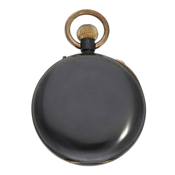 Swiss gunmetal split-seconds chronograph deck watch Circa 1880 Swiss gunmetal split-seconds chronograph deck watch Circa 1880