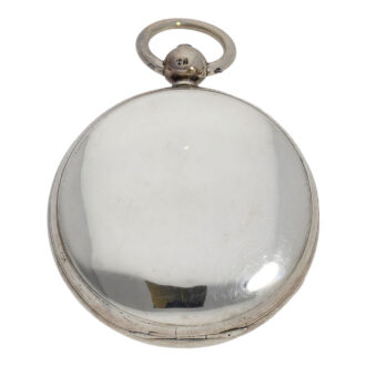 Rare English silver open faced verge pocket watch Circa 1823 Rare English silver open faced verge pocket watch Circa 1823