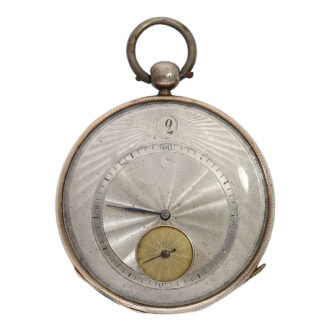 Technically intersting Swiss silver Lépine watch Circa 1830