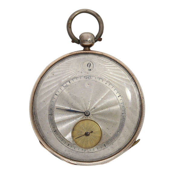 Technically intersting Swiss silver Lépine watch Circa 1830