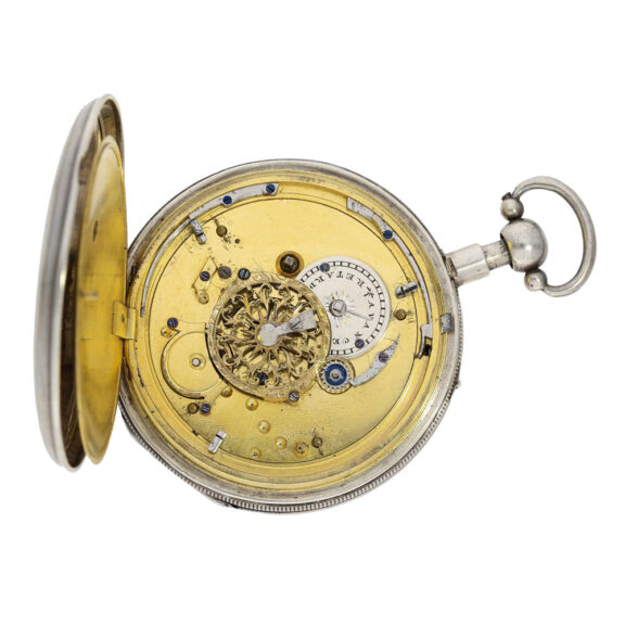 Swiss silver quarter repeating Breguet-type verge Circa 1820 Swiss silver quarter repeating Breguet-type verge Circa 1820