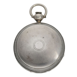 Interesting Swiss silver verge watch with alarm Circa 1800 Interesting Swiss silver verge watch with alarm Circa 1800