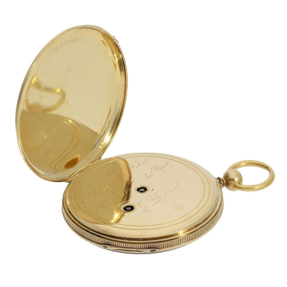 French 18K gold quarter repeating Lépine pocket watch Circa 1825 French 18K gold quarter repeating Lépine pocket watch Circa 1825
