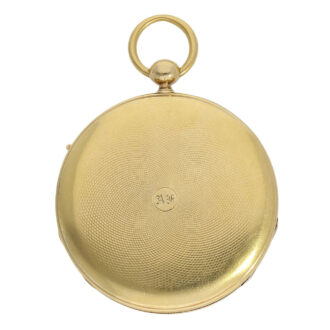 French 18K gold quarter repeating Lépine pocket watch Circa 1825 French 18K gold quarter repeating Lépine pocket watch Circa 1825