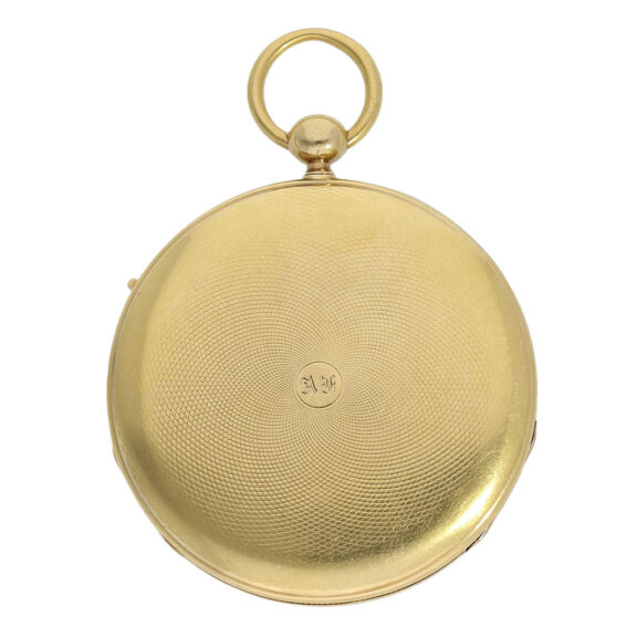 French 18K gold quarter repeating Lépine pocket watch Circa 1825 French 18K gold quarter repeating Lépine pocket watch Circa 1825