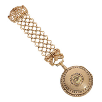 French rose gold quarter repeating verge watch Circa 1780