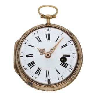 Large Swiss four-colour gold Louis XV verge watch Circa 1760